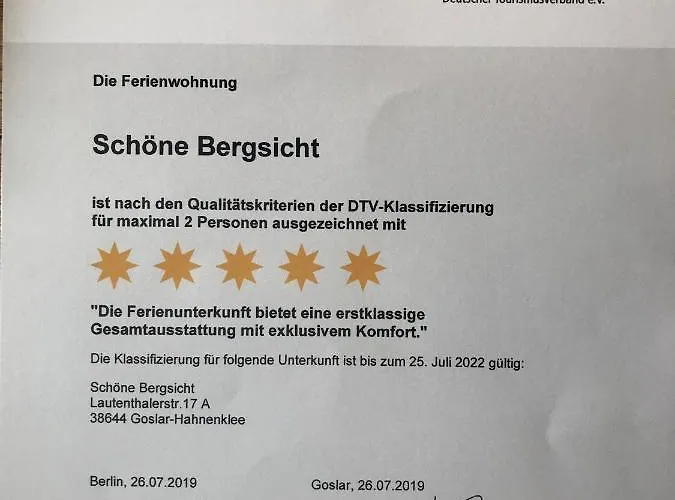 Schoene Bergsicht Daire Goslar